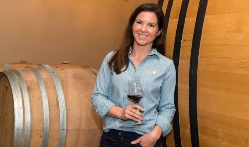 Andrea Mullineux, South African winemaker, and co-founder of Mullineux & Leeu Family Wines