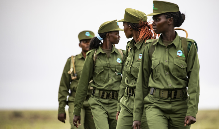 Field patrol with Anti Poaching Unit & Sniffer Dogs - an active participation in Segera's conservation initiative