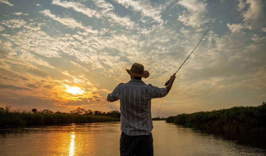 Nxamaseri Island, Fishing, Luxury Botswana Safari