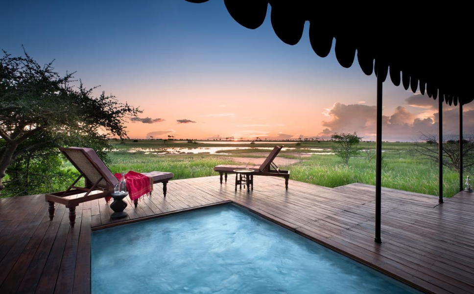 Reminiscent of a traditional East African, 1940s safari camp, this spectacular retreat features eight luxurious tents.