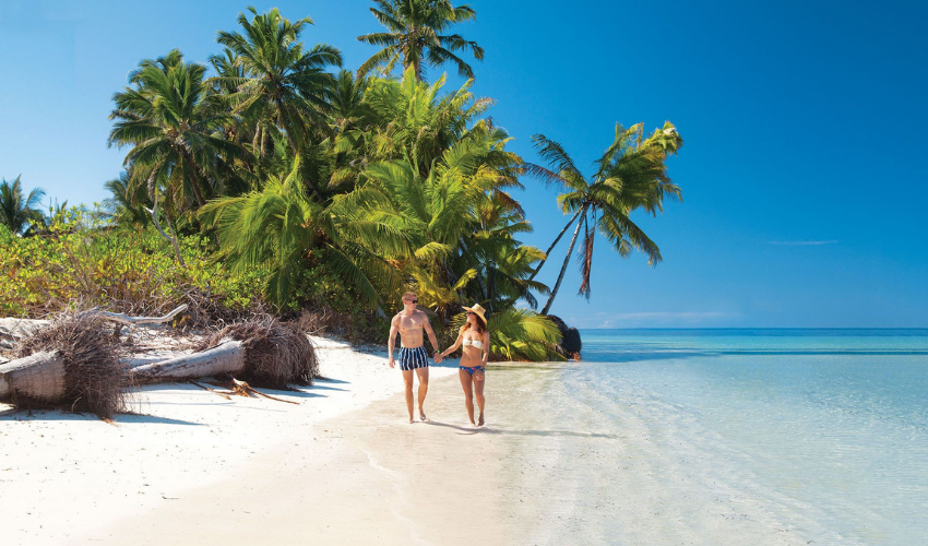 Enjoy a relaxing stroll down the white sand beaches on one of Africa's secluded island retreats