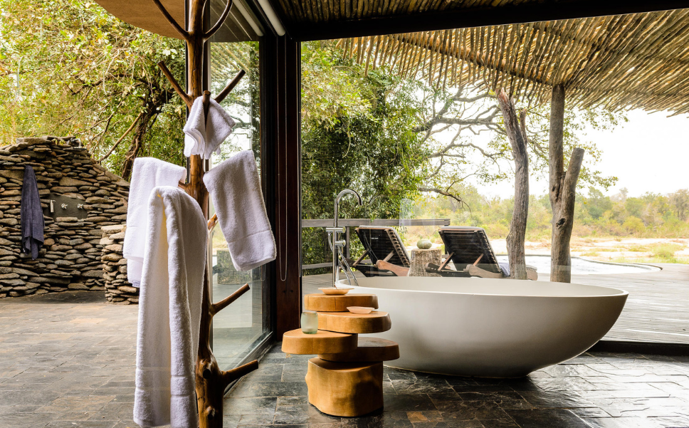 Watch wildlife from your private plunge pool.