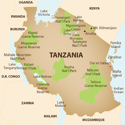 Tanzania on sale