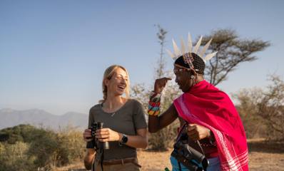 walking safari experience with the samburu